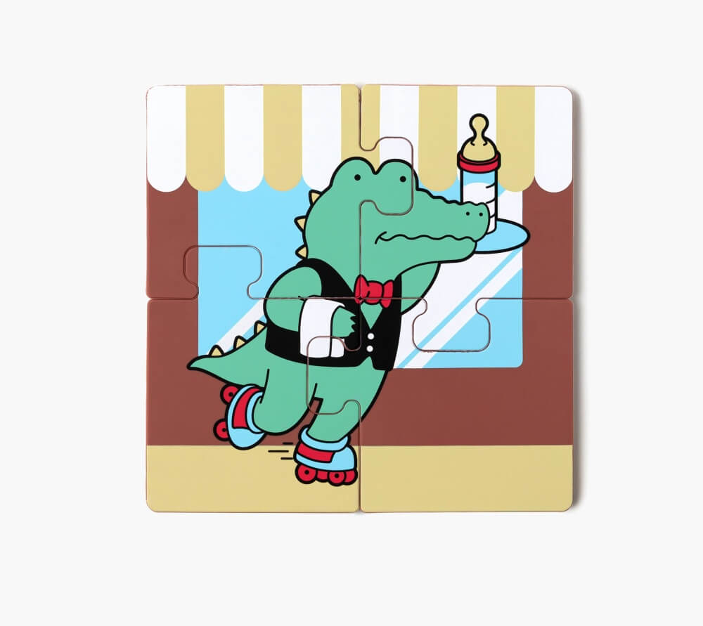 Puzzle in silicone – Coccodrillo