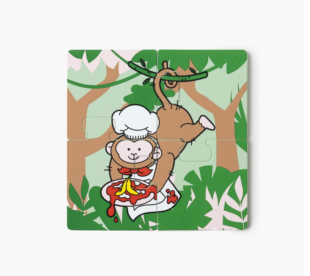 Puzzle in silicone – Scimmia