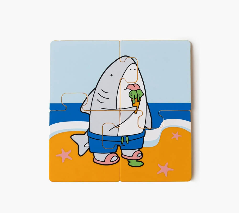 Puzzle in silicone – Squalo